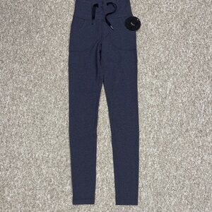 lululemon athletica Kids Navy High-Rise Leggings with Drawstring